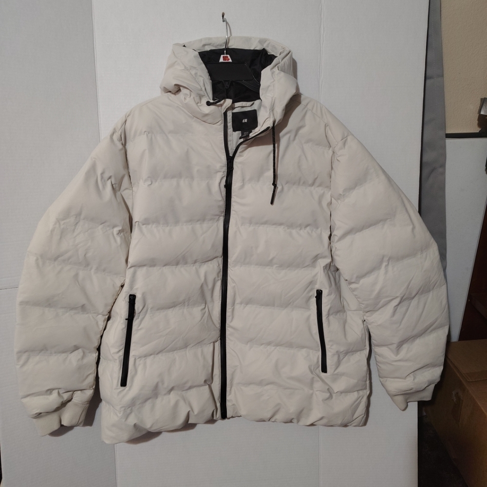 H&M Cream Puffer Jacket